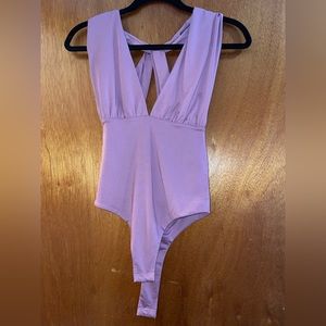 Revolve superdown lavender bodysuit size small